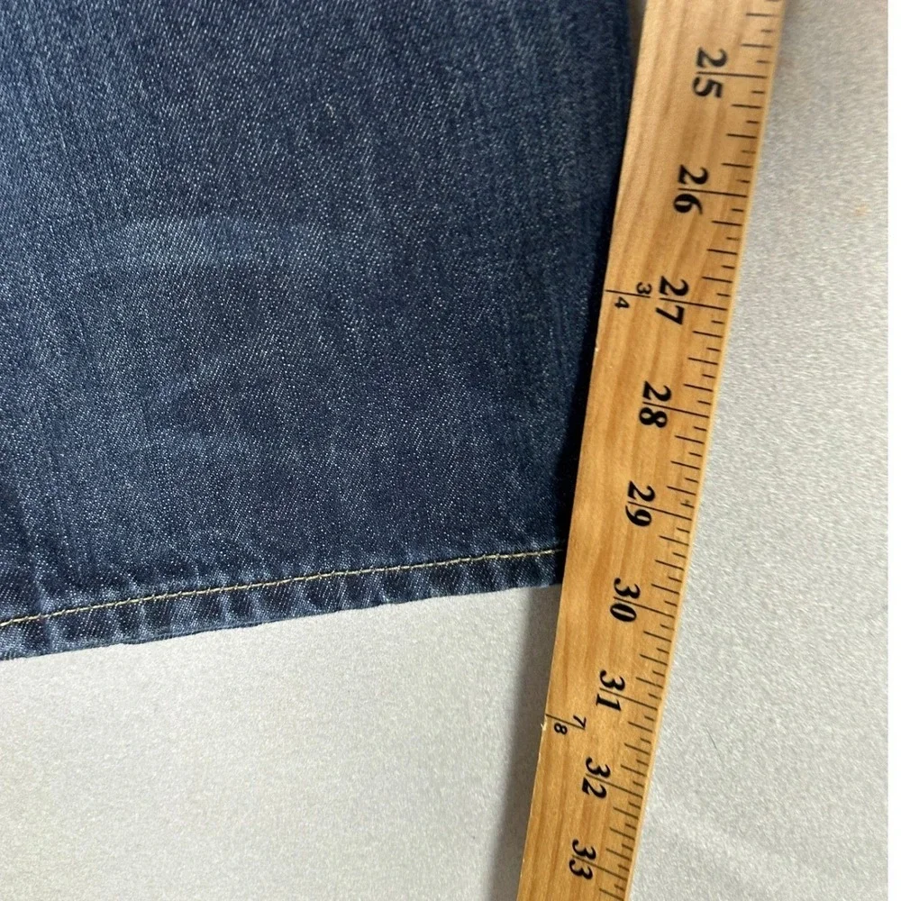Polo Ralph Lauren Hampton Jeans Mens 42X30 Relaxed Straight Leg Distressed Denim